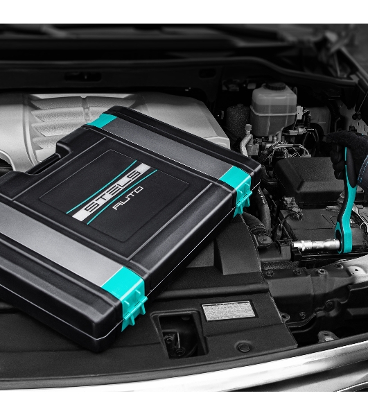 Набор инструмента Stels 14112 1/4', 1/2', CrV, S2, усиленный кейс, 119 шт