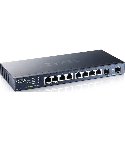 Коммутатор мультигигабитный Smart L3 Lite Zyxel NebulaFlex XMG1915-10E, 8xRJ-45: 1/2.5G, 2xSFP+, бесшумный (без вентилятора)