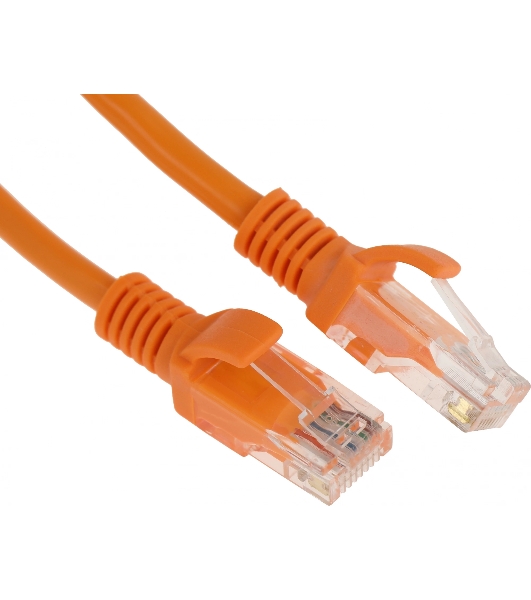 Патч-корд UTP Cablexpert PP12-0.5M/O cat.5e, 0.5м, литой, многожильный, оранжевый