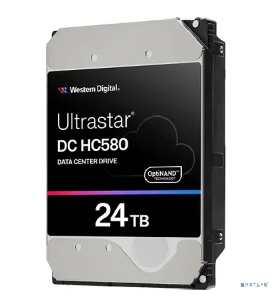 Жесткий диск WD SATA-III 24TB WUH722424ALE6L4 Server Ultrastar DC HC580 (7200rpm) 512Mb 3.5'