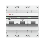 Выключатель автоматический модульный 3п C 25А 10кА ВА 47-100 PROxima EKF mcb47100-3-25C-pro, фото 1