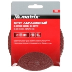 Круг абразивный Matrix на ворсовой подложке под 'липучку', P 60, 125 мм, 10 шт., фото3
