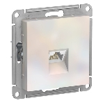 Механизм розетки USB AtlasDesign 5В 1порт х 2.1А 2порта х 1.05А жемчуг SchE ATN000433, фото9