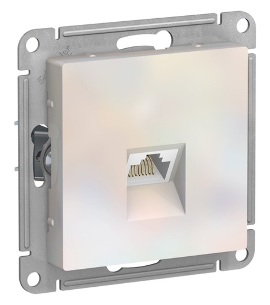 Механизм розетки USB AtlasDesign 5В 1порт х 2.1А 2порта х 1.05А жемчуг SchE ATN000433