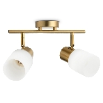 Светильник Ambrella light TR3969/2 BS/FR латунь/белый матовый  E27*2 max 40W 260*80*210, фото5