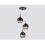 Светильник Ambrella light TR8505/3 BK/CP черный/медь E27/3 max 60W D410*1000, фото6