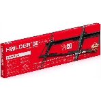 Кронштейн Holder LCD-T6628-B черный Диагональ: от 32-70. до 45кг. от стены: 57мм. Угол наклона:+2⁰ + 15⁰, Поворот:0⁰ Vesa  600*400, 400*400, 400*200, 400*300, 300*300, 200*300, 200*200, 100*100, фото2