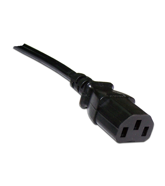 Провод Lanmaster LAN-PP13/SHA-2.0-BK проводник.:2 черный 2м