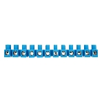 Клеммная винтовая колодка Rexant KВ-25 10-25, ток 60 A, полиэтилен синий (10 шт./уп.), фото 1