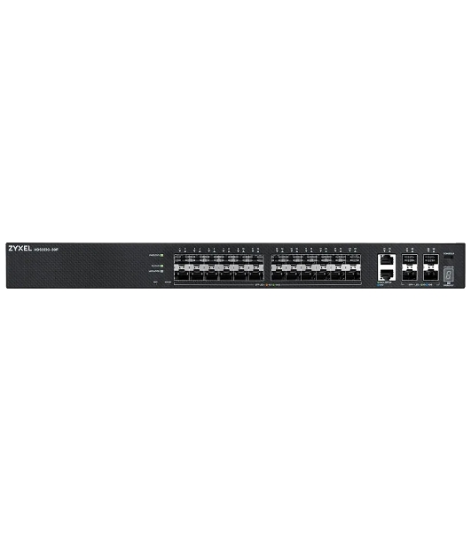 Коммутатор Zyxel XGS2220-30 L3 Access switch, rack 19', 24xRJ-45: 1G, 2xRJ-45: 1/2.5/5/10G, 4xSFP+, standalone/cloud management