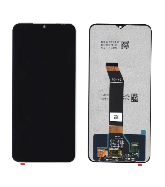 Дисплей для Xiaomi Poco M4 в сборе с тачскрином черный