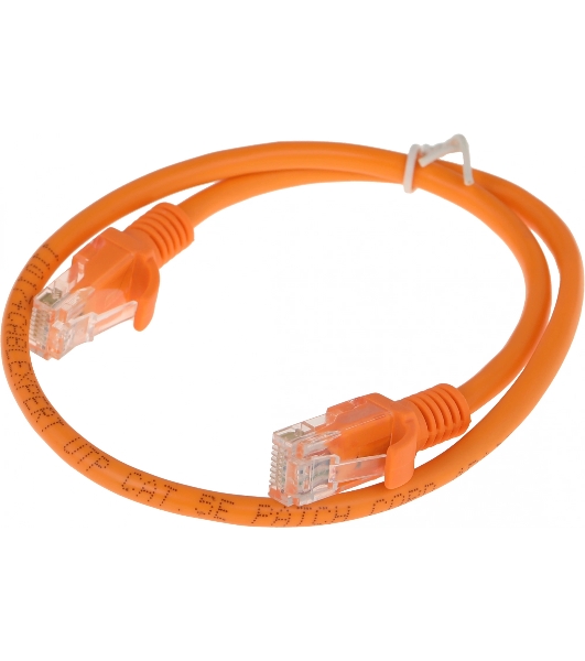 Патч-корд UTP Cablexpert PP12-0.5M/O cat.5e, 0.5м, литой, многожильный, оранжевый