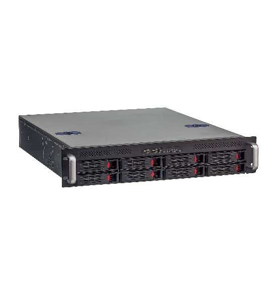 Серверный корпус Exegate EX281290RUS Pro 2U550-HS08 RM 19', высота 2U, глубина 550, БП 1U-600ADS, 8xHotSwap, USB