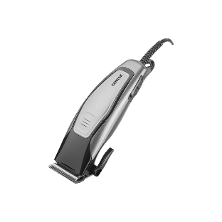 Машинка для стрижки волос Centek CT-2102 (черный/серый) 12 Вт, высококач.сталь, эргоном. дизайн, 4 насадки