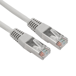 Патч-корд F/UTP Rexant cat.5e, RJ45-RJ45, 26AWG, ZH нг(А)-HF, серый, 0,3 м