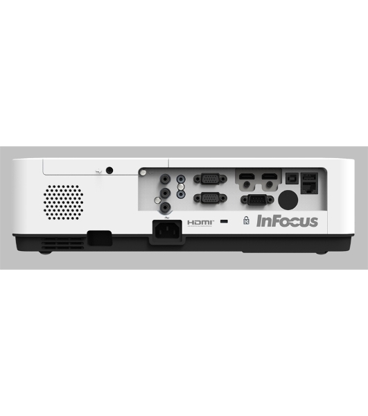 Проектор INFOCUS IN1024 3LCD, 4000 lm, XGA (1024x768), 50000:1, 1.481.78:1,3.5мм in,Composite video,Component,VGA IN х2, HDMI IN, Audio in(RCAх2), USB-A, USB B х2, VGA out, Audio 3.5мм out, лампа 20000ч.(ECO mode), RJ45,RS232, 1x16W, 31дБ, 3,3 кг