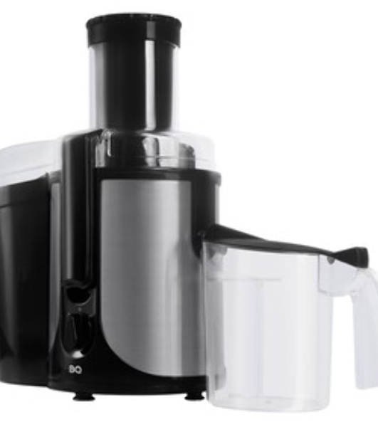 Соковыжималка BQ J1003 чёрный/стальной, центробежная, 1800 Вт, 1000 мл, механическое