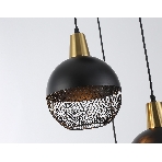 Светильник Ambrella light TR8505/3 BK/CP черный/медь E27/3 max 60W D410*1000, фото4