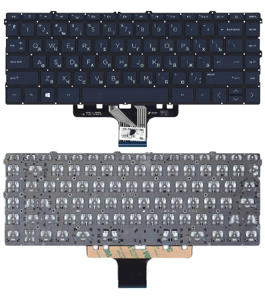 Клавиатура для ноутбука HP Pavilion 14-DV 14-DW синяя