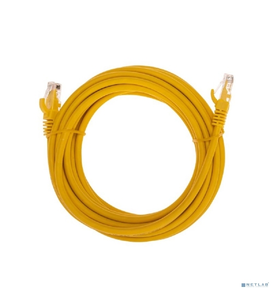 Патч-корд U/UTP Rexant cat.6, RJ45-RJ45, неэкранированный, 26AWG, LSZH, желтый, 5 м