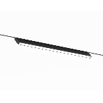 Трековый светильник GL2355 BK черный IP20 20W 3CCT 3000-6400K 48V 400*10*73, фото9