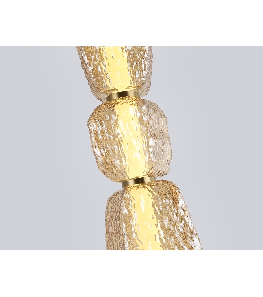 Светильник Ambrella light LH30112 SB/TI бронза/янтарь 35W 3000K D260*1325