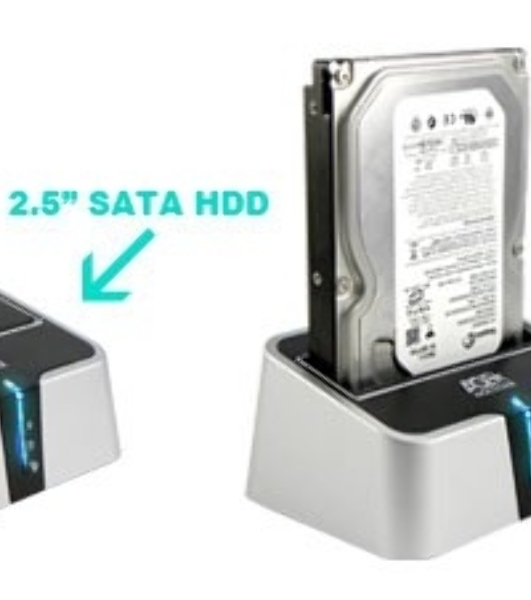 Док-станция для HDD AgeStar 3UBT2 SATA пластик серебристый 1
