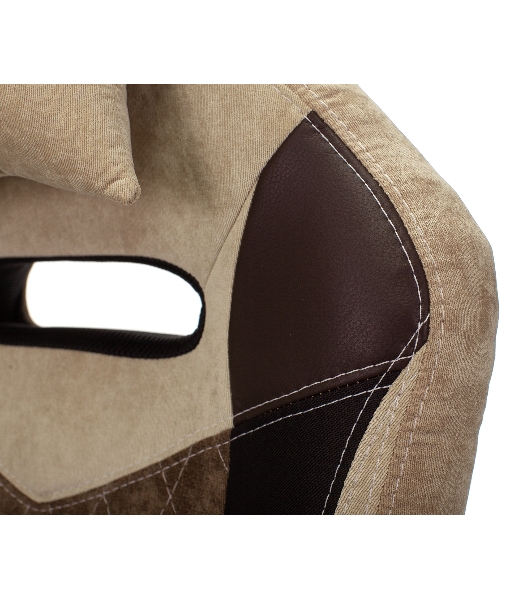 Кресло Бюрократ VIKING 6 KNIGHT BR FABRIC коричневый, ткань, 120 кг, механизм качания