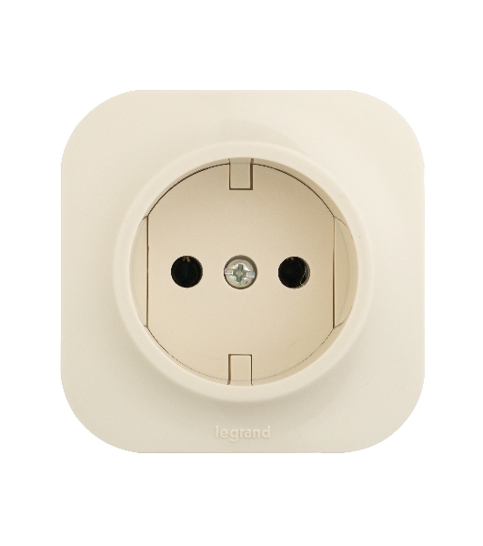 Розетка без заземления без шторок (Слоновая кость) Legrand 782240