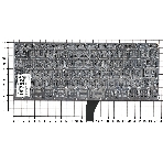 Клавиатура для ноутбука MacBook A1369 2010+ черная, большой ENTER RU, фото 1
