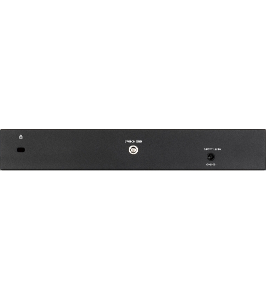 Коммутатор D-Link DGS-1210-08P/G3A, 8×1 Гбит/с PoE + 2×1 Гбит/с SFP, настраиваемый