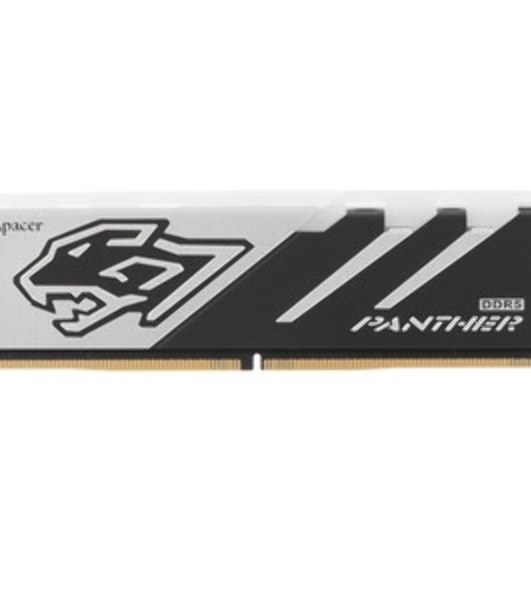 Оперативная память Apacer Panther RGB, DDR5, 16GB (1x16GB), 6000 MHz, CL40, с радиатором, черно-серый, RGB