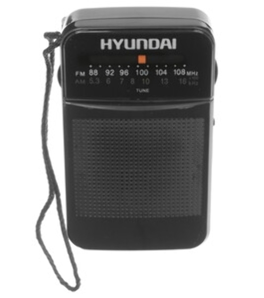 Радиоприемник портативный Hyundai H-PSR110 черный