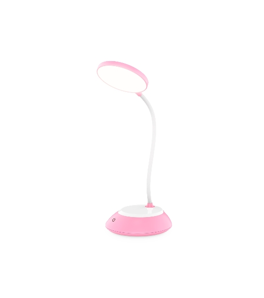 Светодиодная настольная лампа Ambrella light DE603 PI/WH розовый/белый LED 2800-6500K 5W