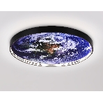 Настенно-потолочный светодиодный светильник Ambrella light FW11134 BK черный 31W LED 3000-6400K D500*38, фото8