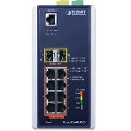 Коммутатор PLANET IGS-6325-8UP2S IP30 DIN-rail Industrial L3 8-Port 10/100/1000T 802.3bt PoE + 2-port 1G/2.5G SFP Full Managed Switch (-40 to 75 C, 8-port 95W PoE++, 802.3bt/PoH/Force modes, dual redundant power input on 48~56VDC terminal block, DIDO, ERPS Ring, 1588 PTP TC, Modbus TCP, ONVIF, Cybersecurity features, Hardware Layer3 OSPFv2 and IPv4/IPv6 Static Routing, supports MQTT, supports 100FX, 1000X and 2.5G SFP), фото2