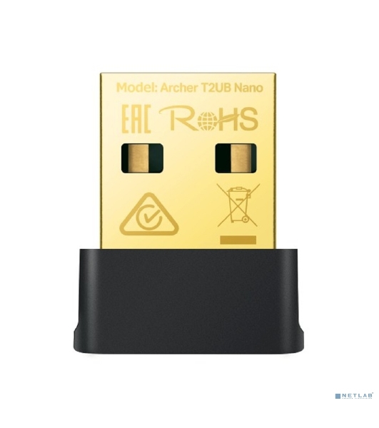 Ультракомпактный двухдиапазонный Wi-Fi USB-адаптер TP-Link Archer T2UB Nano AC600 Bluetooth 4.2