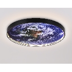 Настенно-потолочный светодиодный светильник Ambrella light FW11134 BK черный 31W LED 3000-6400K D500*38, фото7