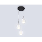 Подвесной светильник Ambrella light LH11151/3 BK/WH/CL черный/белый/прозрачный E27*3 max 60W D425*1500, фото6