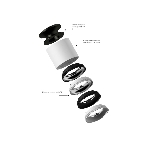Насадка для корпуса светильника N7926 PBK черный полированный D70*H28mm Out25mm, фото7