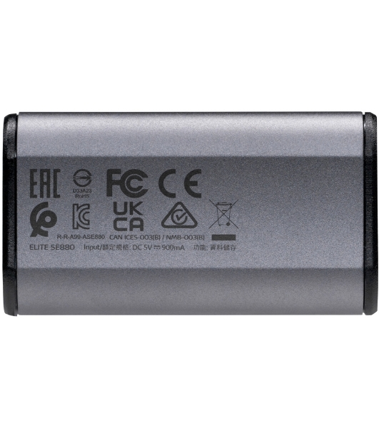 Внешний SSD ADATA Elite SE880, 1TB, USB 3.2 Gen 2x2 Type-C, R/W 2000/2000, серый