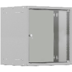 Шкаф коммутационный NTSS Lime (NTSS-WL12U5560GS) настенный 12U 550x600 мм пер. дв. стекл несъемн. бок. пан. 30 кг серый 110 град. IP20 сталь, фото4