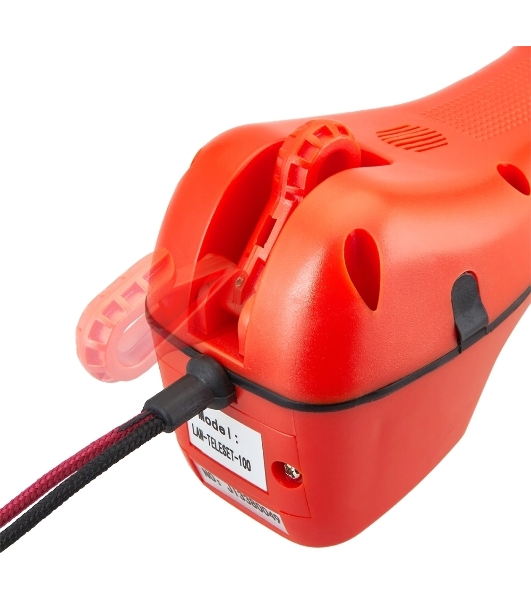 Трубка телефонная Lanmaster LAN-TELESET-100 для тестирования красный