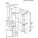 Встраиваемый холодильник Electrolux ENT6NE18S белый, 2-хкамерн., 195/62 л., морозилка снизу, No Frost, фото8