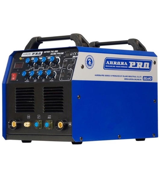 Инвертор сварочный AURORA PRO INTER TIG 200 AC/DC PULSE Mosfet 6.2кВт 220В TIG/MMA 10-200А