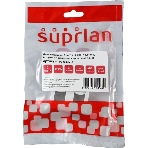 Панель Suprlan 10-0302-1, лицевая со шторкой 45x45, 2xKeystone ABS пластик, белый, фото3