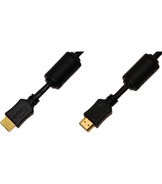Кабель соединительный аудио-видео Premier 5-813 HDMI (m)/HDMI (m) 1.5м. феррит.кольца черный (5-813 1.5)