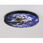 Настенно-потолочный светодиодный светильник Ambrella light FW11134 BK черный 31W LED 3000-6400K D500*38, фото5