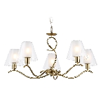 Люстра Ambrella light LH57091/5 BS/FR латунь/белый матовый E14/5 max 40W D690*790, фото9