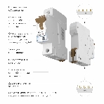 Автоматический выключатель Werkel 1P  25 A  C  6 кА W901P256, фото3